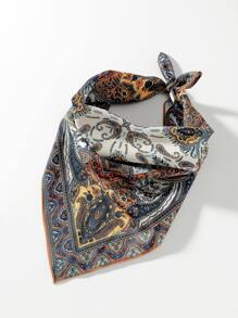 1 Khăn quàng cổ in họa tiết cho nữ, Khăn trùm đầu thời trang thường ngày, Thích hợp cho bãi biển, ngày lễ và sử dụng hàng ngày Băng đô cài tóc Băng đô thấm mồ hôi, Đồ dùng học tập, Đại học, Băng đô - Nhiều màu - Xem 2