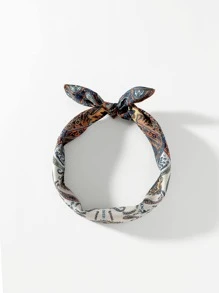 1 Khăn quàng cổ in họa tiết cho nữ, Khăn trùm đầu thời trang thường ngày, Thích hợp cho bãi biển, ngày lễ và sử dụng hàng ngày Băng đô cài tóc Băng đô thấm mồ hôi, Đồ dùng học tập, Đại học, Băng đô - Nhiều màu - Xem 5