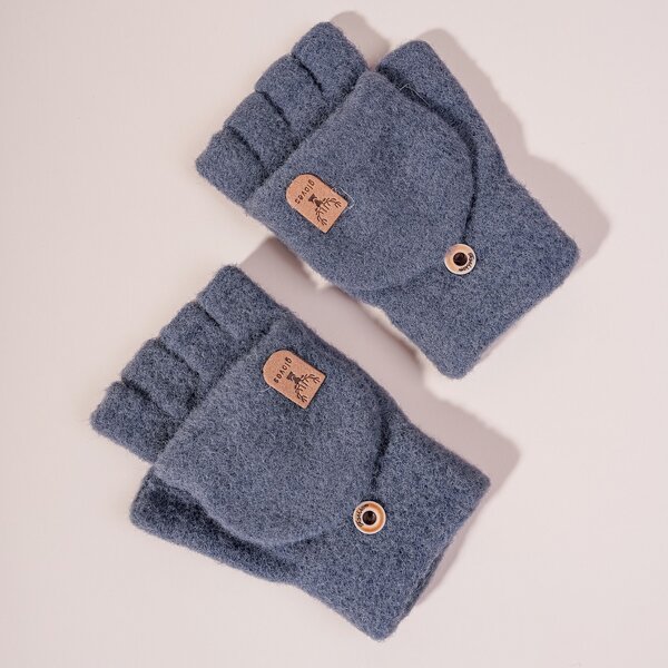 

Minimalist Solid Gloves, Navy blue