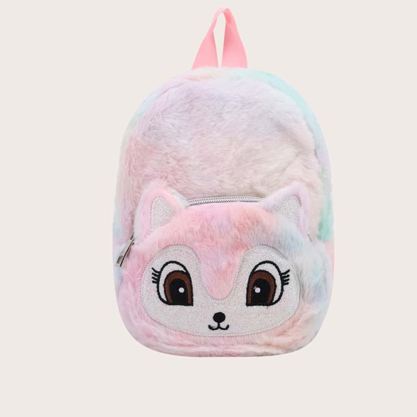 

Girls Cartoon Graphic Tie Dye Classic Backpack, Multicolor