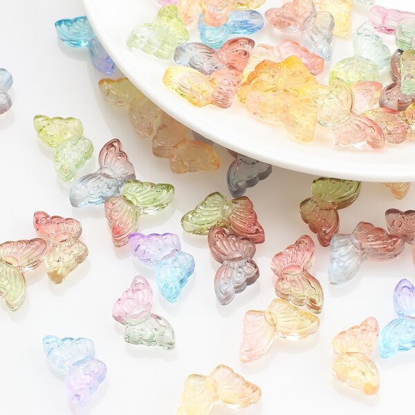 

50pcs Butterfly DIY Jewelry Accessory, Multicolor