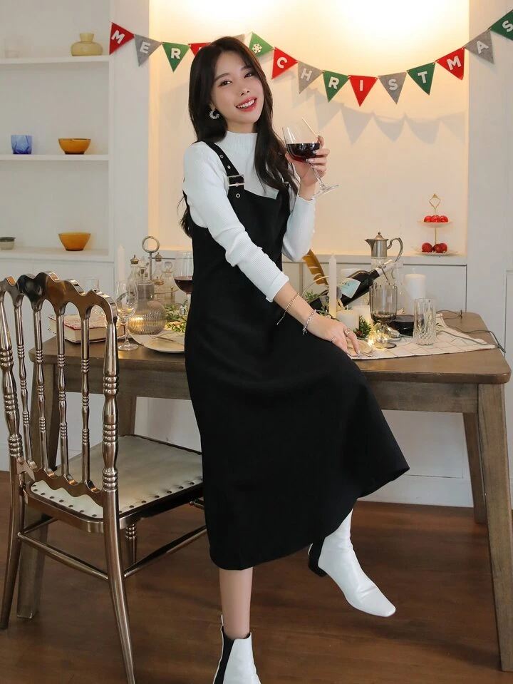 h and m jumper dress