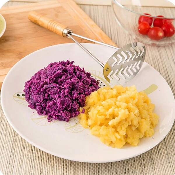 

1шт Машинка для картофеля из нержавеющей стали, Многоцветный