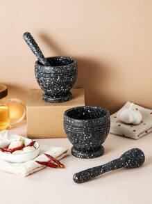 1 Bộ Máy Xay Tỏi Bằng Tay, Dụng Cụ Cắt Rau Củ Quả, Đồ Dùng Nhà Bếp, Dao Cắt, Thực Phẩm, Salad, Trang Trí, Bảo Quản, Tiệc, Sinh Nhật. - Xám - Xem 5