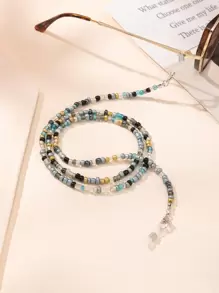 Beaded Glasses Chain - Multicolor - View 1