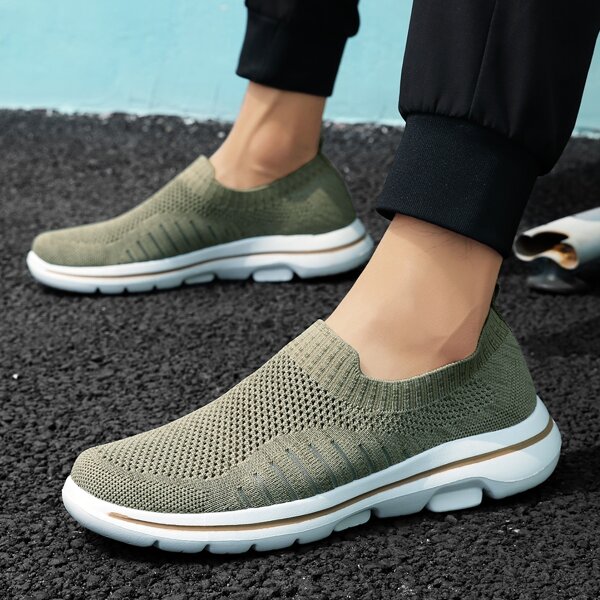 

Men Minimalist Breathable Running Shoes, Khaki