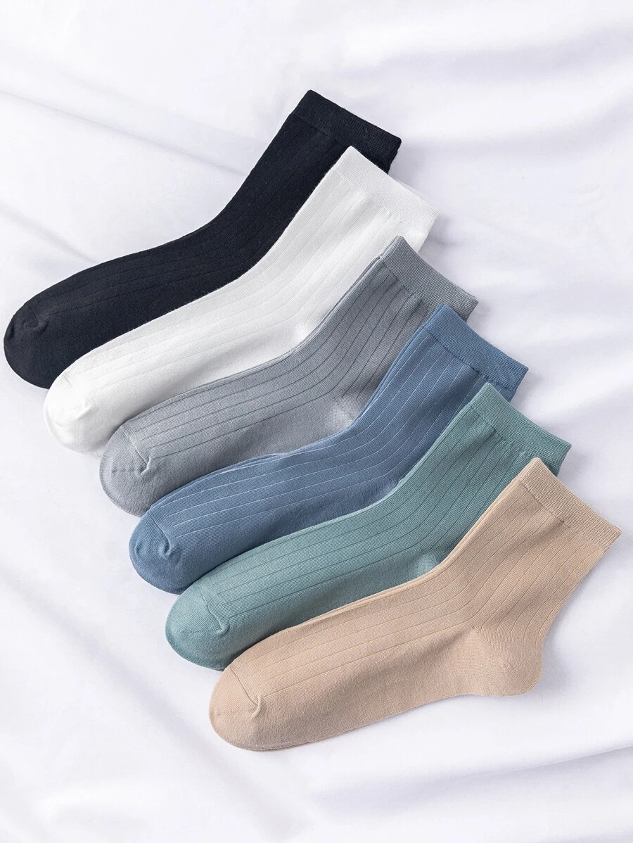6 đôi tất nam rắn chắc - Nhiều màu - Xem 1