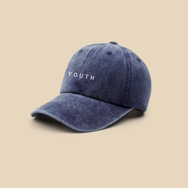 

Letter Graphic Baseball Cap, Navy blue