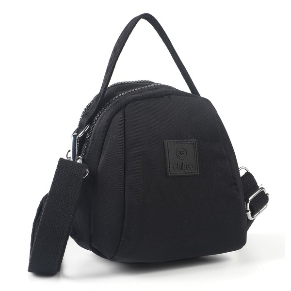 

Minimalist Canvas Bucket Bag, Black