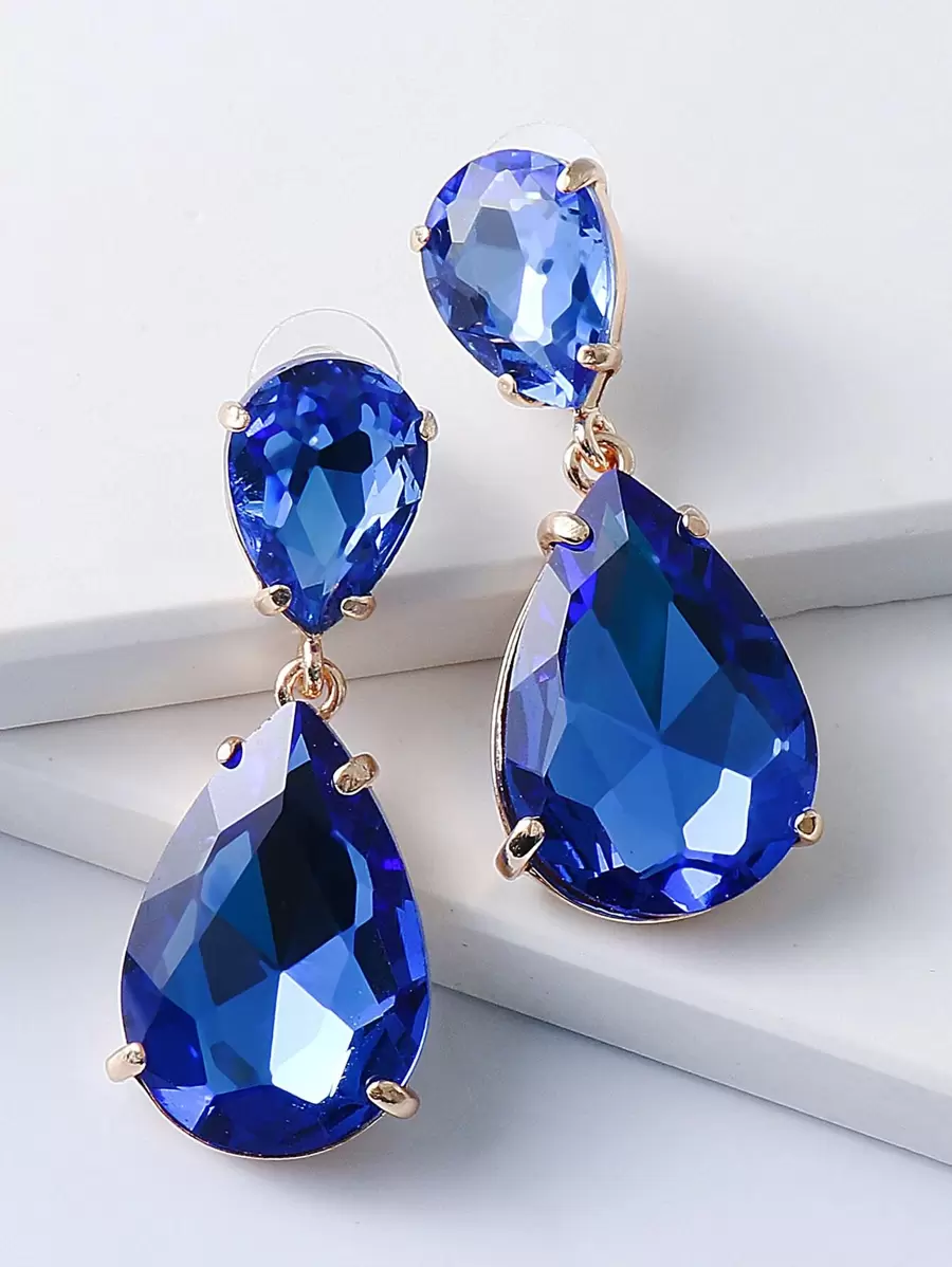 juran Alloy Water-drop Earrings