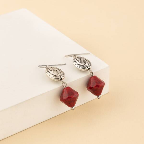 

Vintage Drop Earrings, Multicolor