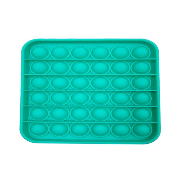 

1pc Square Push Pop Bubble, Green