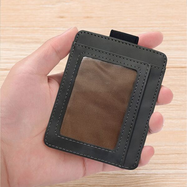 

Men Minimalist Card Holder, Dark grey