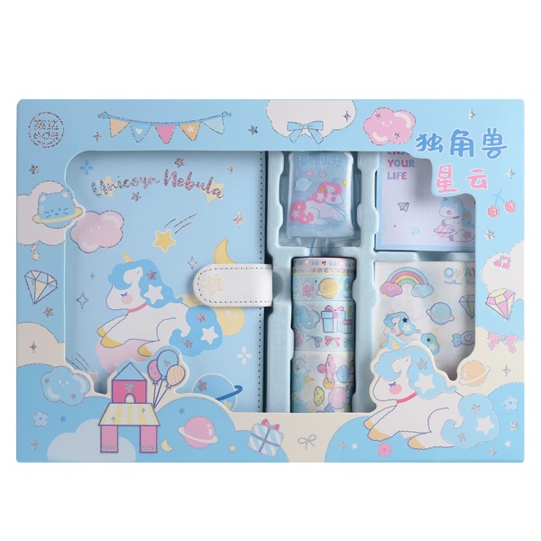 

1box Unicorn Print Washi Tape Set, Multicolor