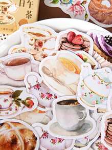 1box Food Print Sticker - Multicolor - View 2