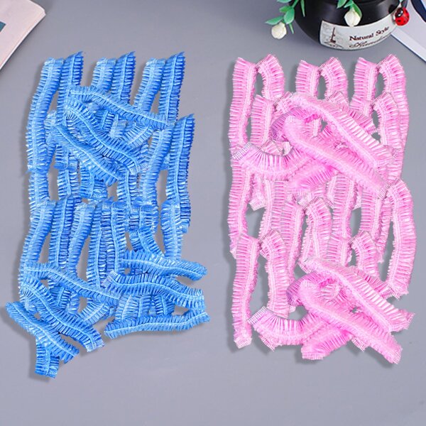

100pcs Disposable Shower Cap, Multicolor