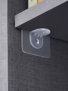 10pcs Clear Punch Free Clapboard Support - Clear - View 1