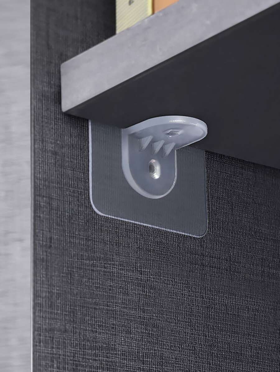 10pcs Clear Punch Free Clapboard Support - Clear - View 1