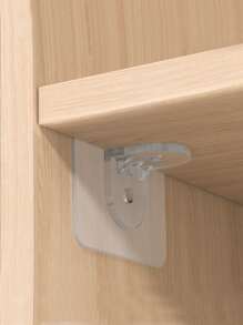 10pcs Clear Punch Free Clapboard Support - Clear - View 2