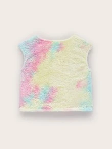 Girls Ombre Flannel Tank Top - Multicolor - View 2