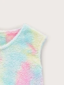 Girls Ombre Flannel Tank Top - Multicolor - View 4