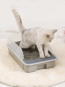 1入組貓砂盆 - 灰色 - 查看 3