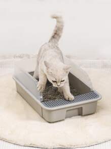 1入組貓砂盆 - 灰色 - 查看 8