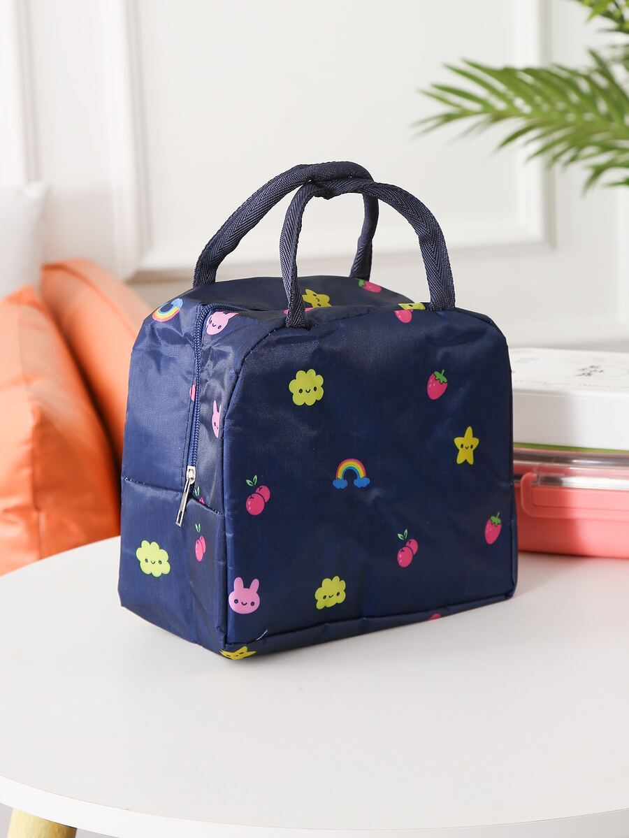 1 pieza Bolsa térmica con estampado de dibujos animados - Multicolor - Ver 1