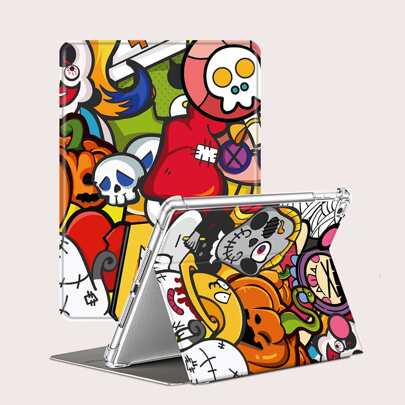 Cartoon Graphic Case Compatible With iPad