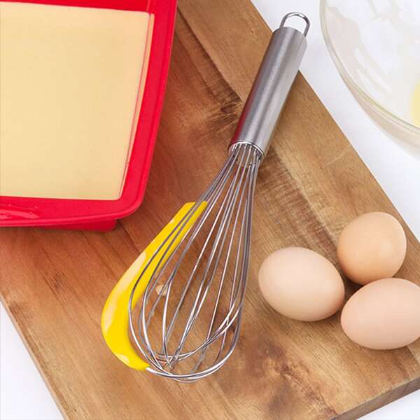 

1pc Stainless Steel Whisk, Multicolor