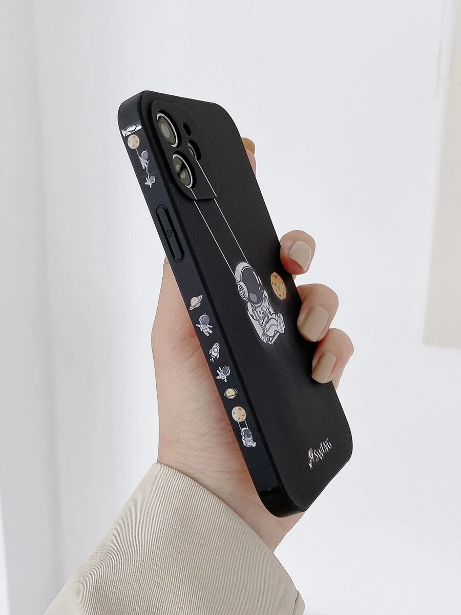 Funda para móvil con astronauta de dibujos animados - Multicolor - Ver 1