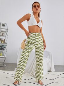 SHEIN Top tank tejido de canalé súper corto - Blanco - Ver 5