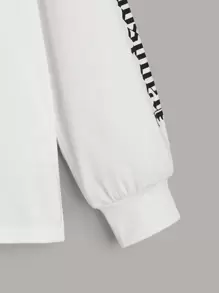 SHEIN Tween Boy Slogan Graphic Tee