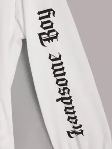 SHEIN Tween Boy Slogan Graphic Tee