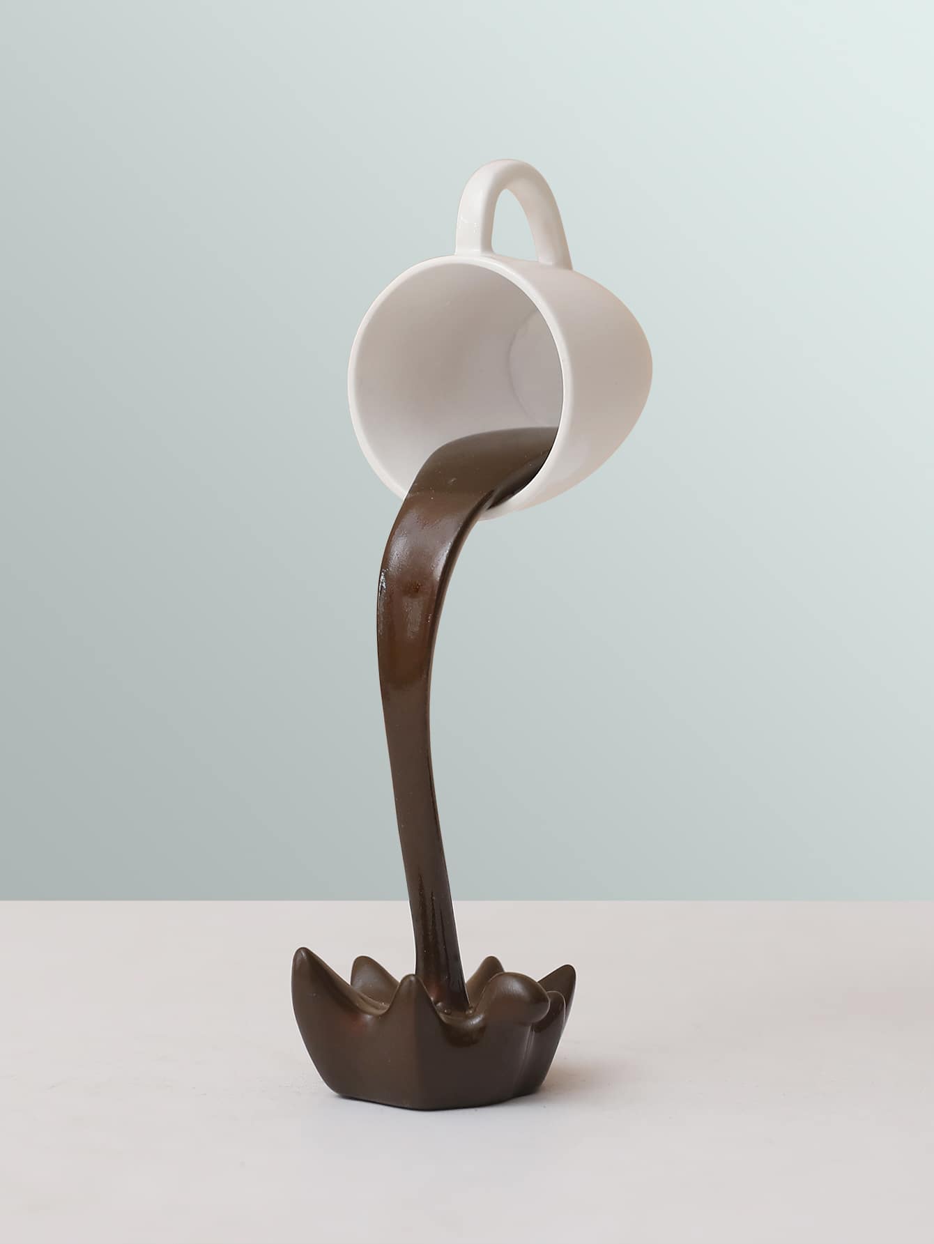 咖啡倒懸杯藝術裝飾 - 彩色 - 查看 1