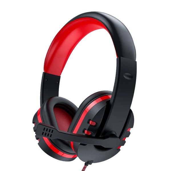 

Colorblock Wired Headset, Black