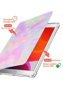 Vỏ màu nước tương thích với iPad - Nhiều màu - Xem 5