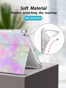 Vỏ màu nước tương thích với iPad - Nhiều màu - Xem 7