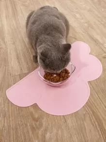 Thú cưng Món ăn Tấm lót Tím Hình đám Mây - Hồng - Xem 12