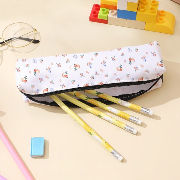 

Flower Print Pencil Case, Multicolor