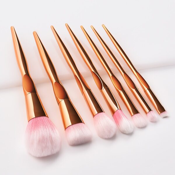 

7pcs Duo-fiber Makeup Brush Set, Multicolor