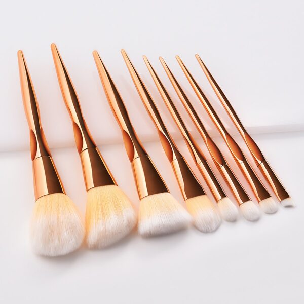 

8pcs Soft Makeup Brush Set, Multicolor