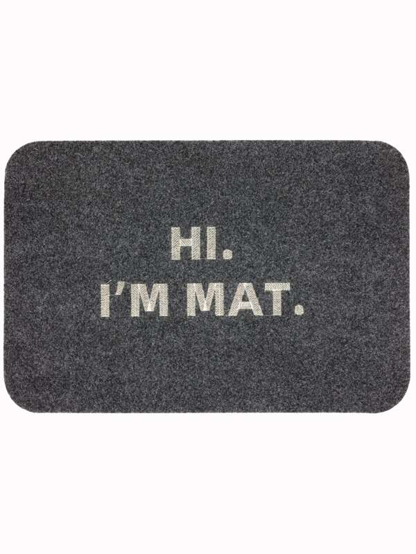 Slogan Graphic Outdoor Rug SHEIN IN