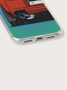 Cartoon Car Pattern Phone Case - Multicolor - View 3