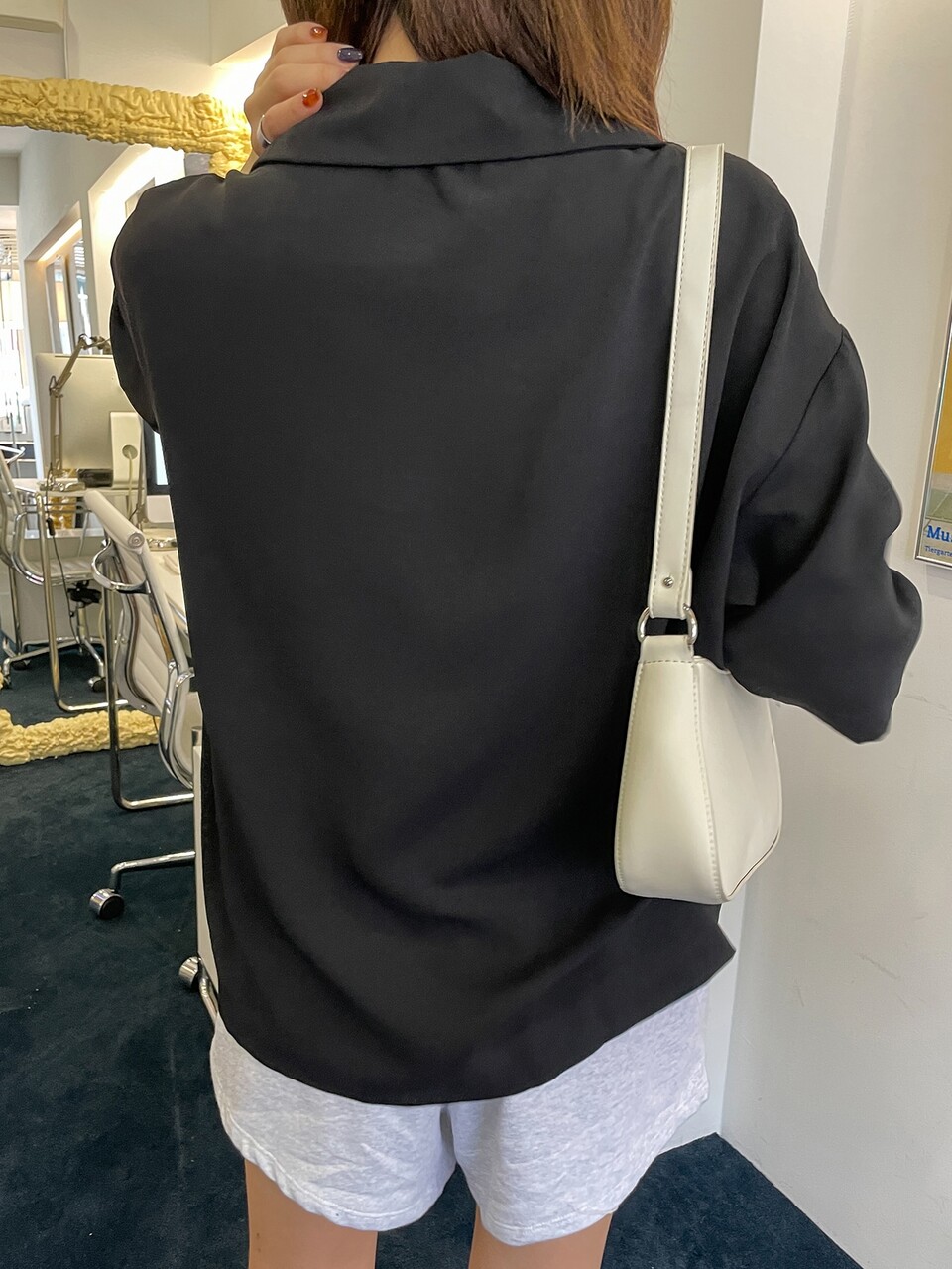 Patched Pocket Drop Shoulder Longline Blazer