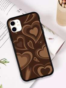 Heart Pattern Phone Case - Multicolor - View 2