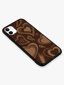 Heart Pattern Phone Case - Multicolor - View 3
