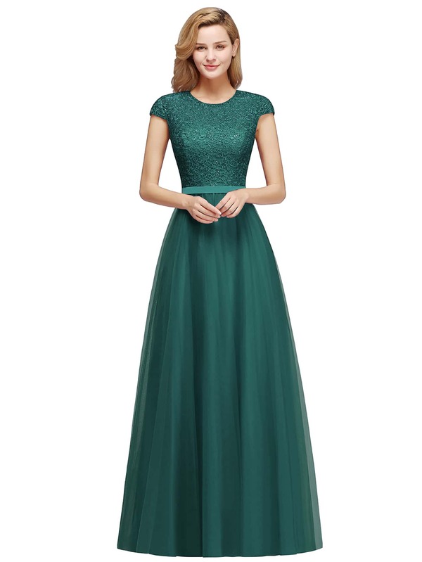 BABYONLINE D.R.E.S.S. Contrast Lace Mesh Bridesmaid Dress