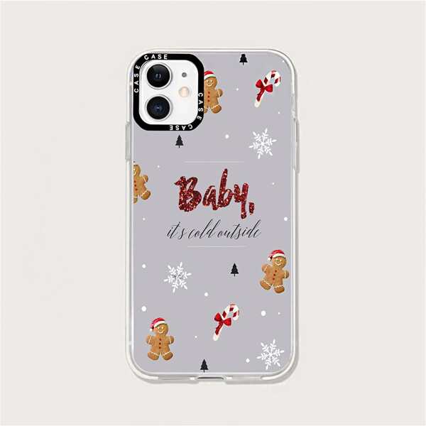 

Christmas Graphic Phone Case, Multicolor