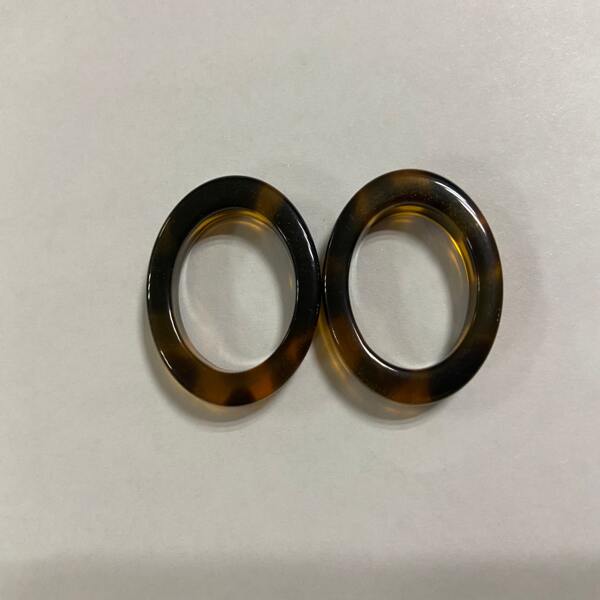 

10pcs DIY Decorative Buckle, Coffee brown